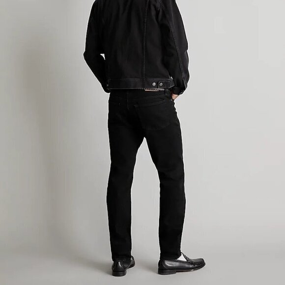 Madewell Men's Athletic Slim Jeans COOLMAX Denim Edition Black Size 40x30 NWT - Picture 2 of 10